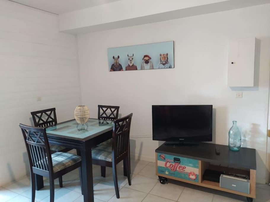גרואיסאן Joli Appartement Avec Grande Et Belle Terrasse, Au Pied De La Plage Du Grazel! מראה חיצוני תמונה