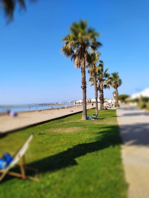 גרואיסאן Joli Appartement Avec Grande Et Belle Terrasse, Au Pied De La Plage Du Grazel! מראה חיצוני תמונה